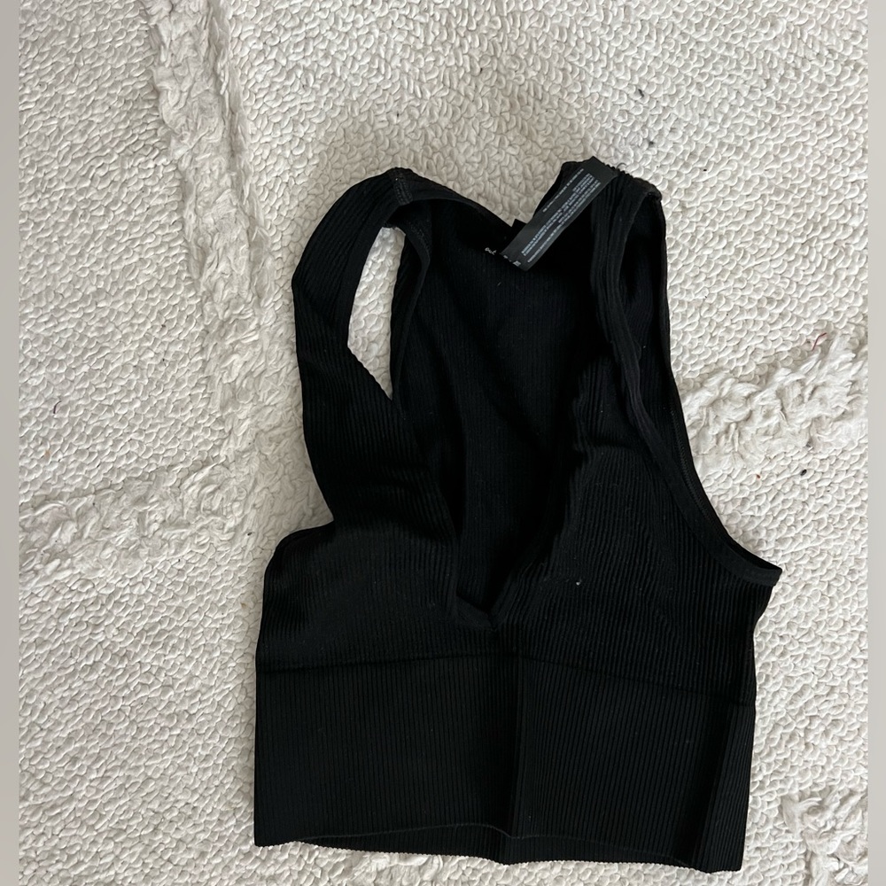 Urban black crop top